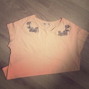 Zara Gem Embellished Top